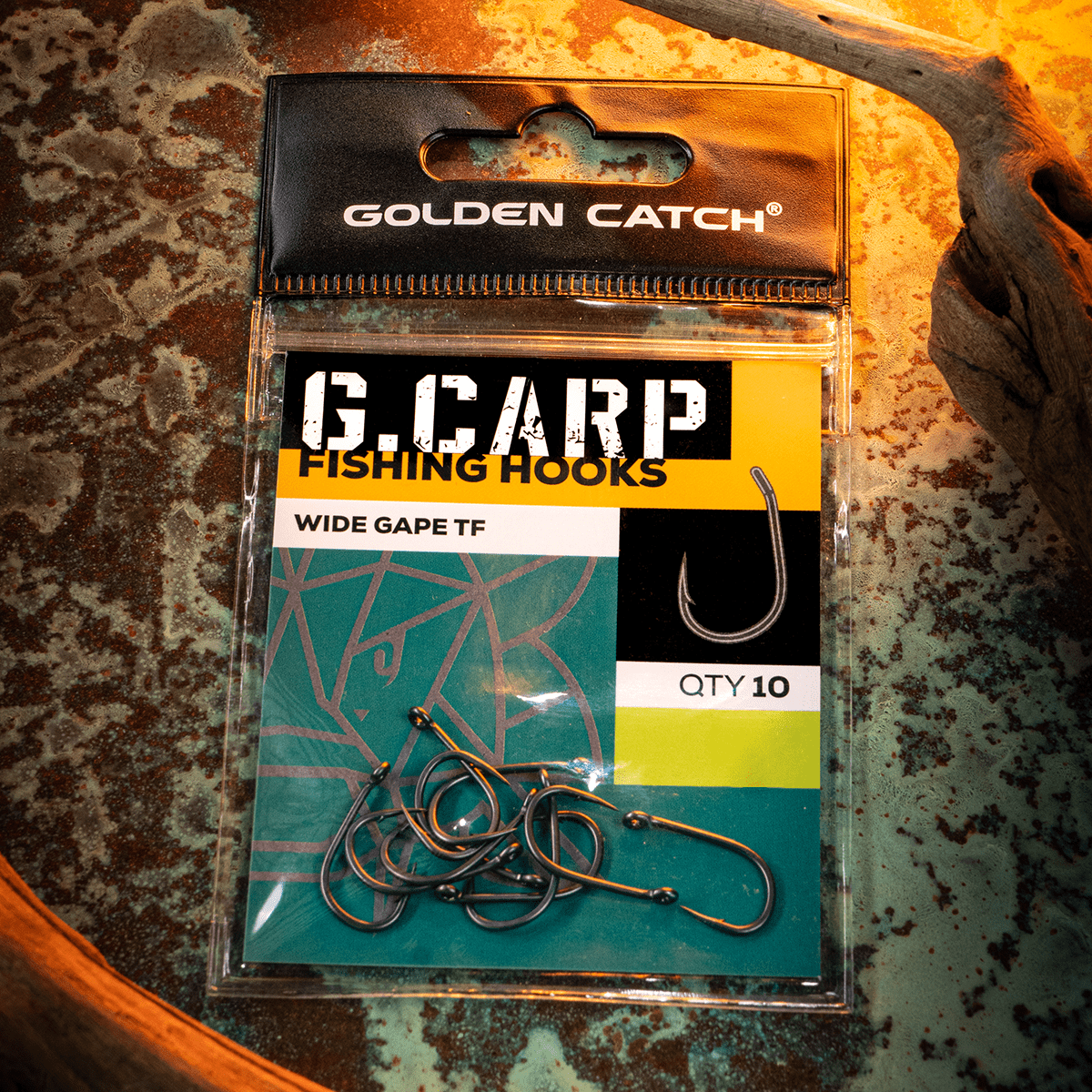 Golden Catch G.Carp Hook Wide Gape TF