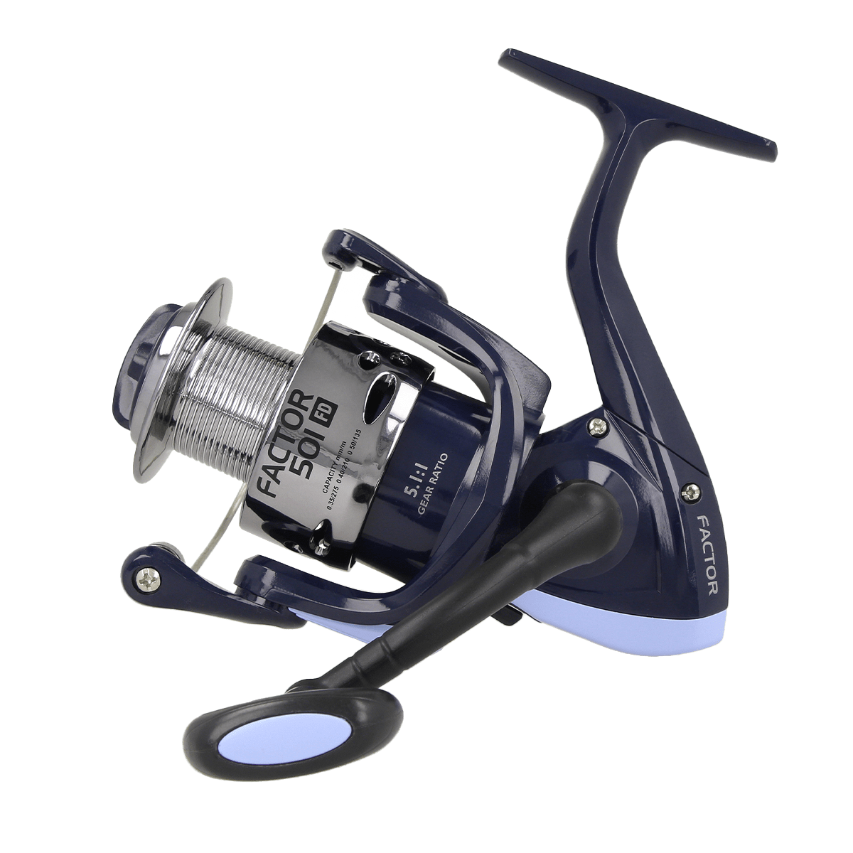 ZEOX Reel Factor 1BB FD501 Navy/Blue