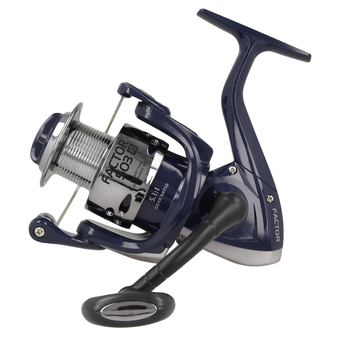 ZEOX Reel Factor 3BB FD503 Navy/Silver