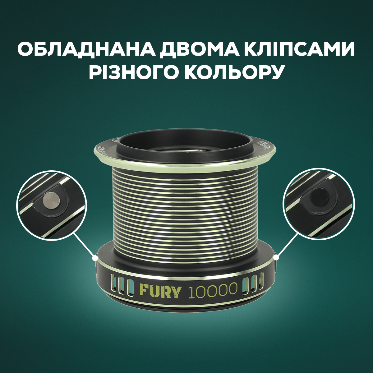 Котушка коропова GC G.Carp Fury '25 10000 11+1BB - Фото №3