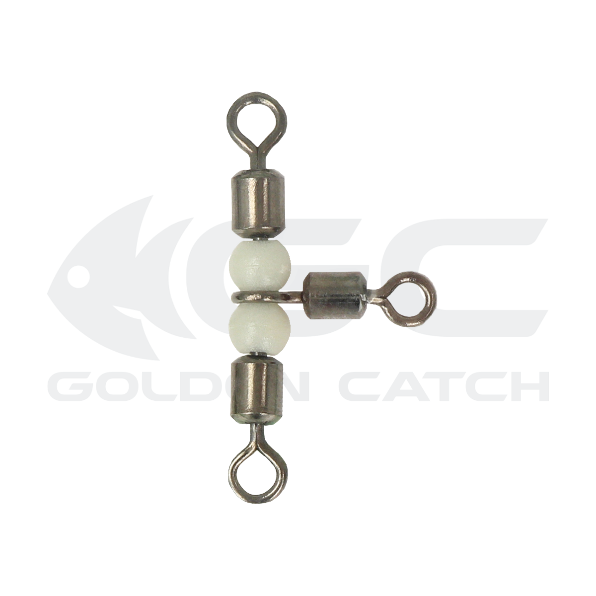 Golden Catch Triple Swivel With Beads 1046BN №5x6(5pcs)