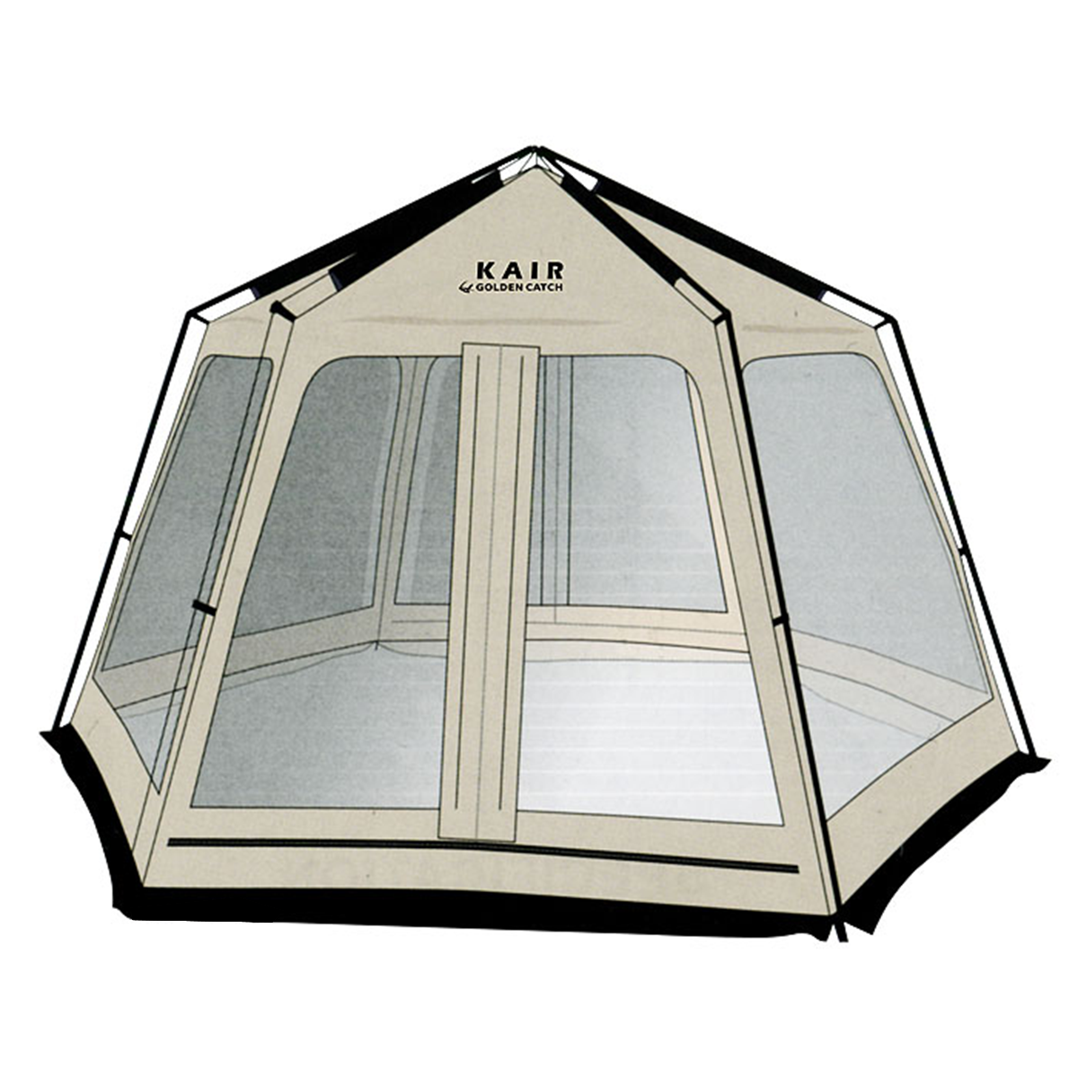 Golden Catch Camping Tent Kair Screen dining