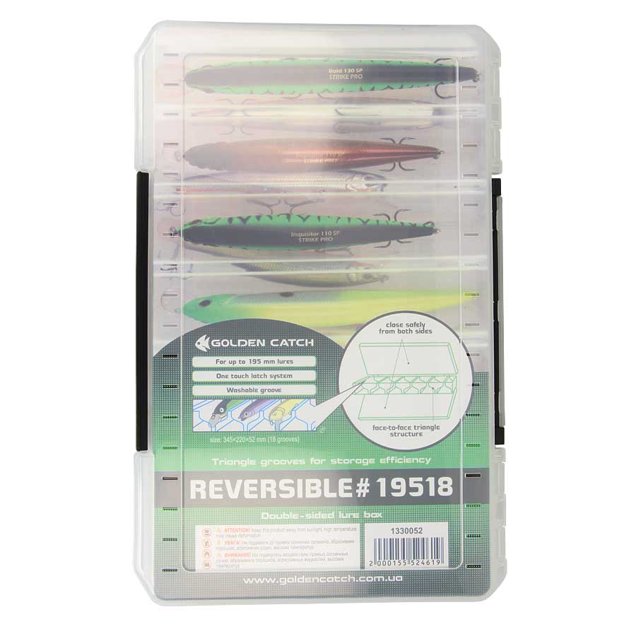 Golden Catch Reversible Lure Case RLC-19518
