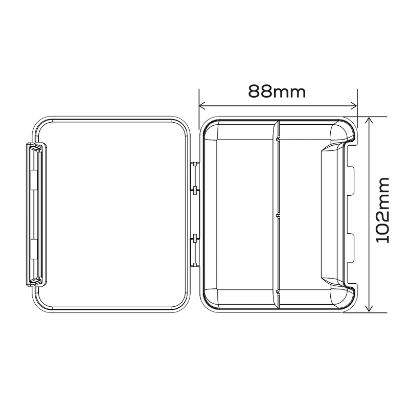 Коробка для аксесуарів GC G.Carp Mini Box 2 section - Фото №5