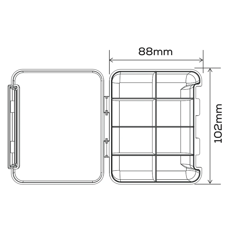 Коробка для аксесуарів GC G.Carp Mini Box 8 section - Фото №5