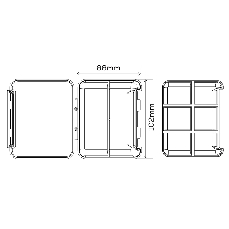 Коробка для аксесуарів GC G.Carp Mini Box Two Layer 8 section - Фото №5