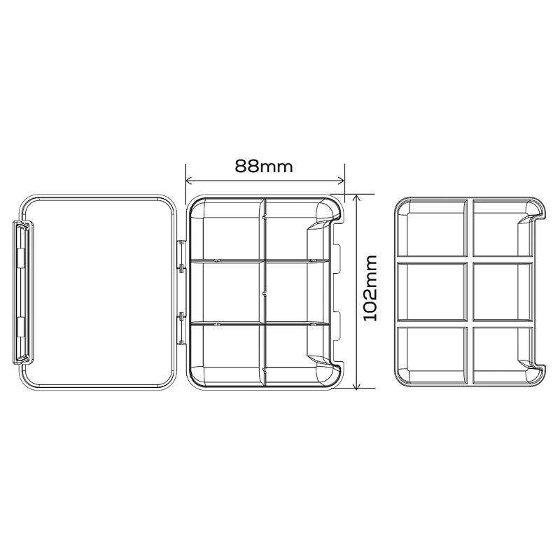 Коробка для аксесуарів GC G.Carp Mini Box Two Layer 12 section - Фото №6