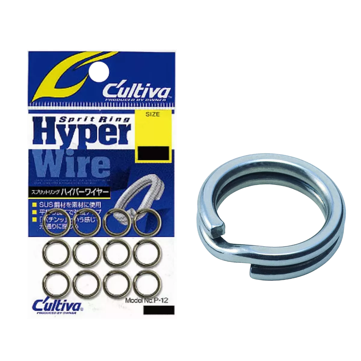 Заводне кільце Owner Hyper Wire Split P-12