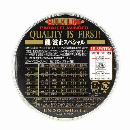 Леска LineSystem ISO Break Water 300м Yellow/Green - Фото №2