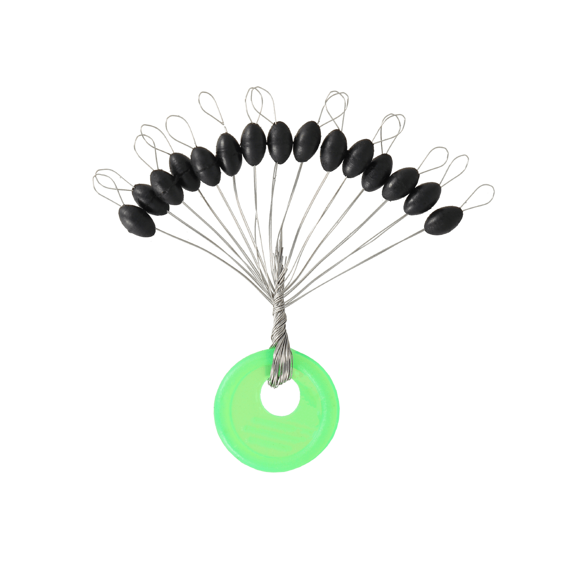 ZEOX Silicone Stopper Black S (15pcs)