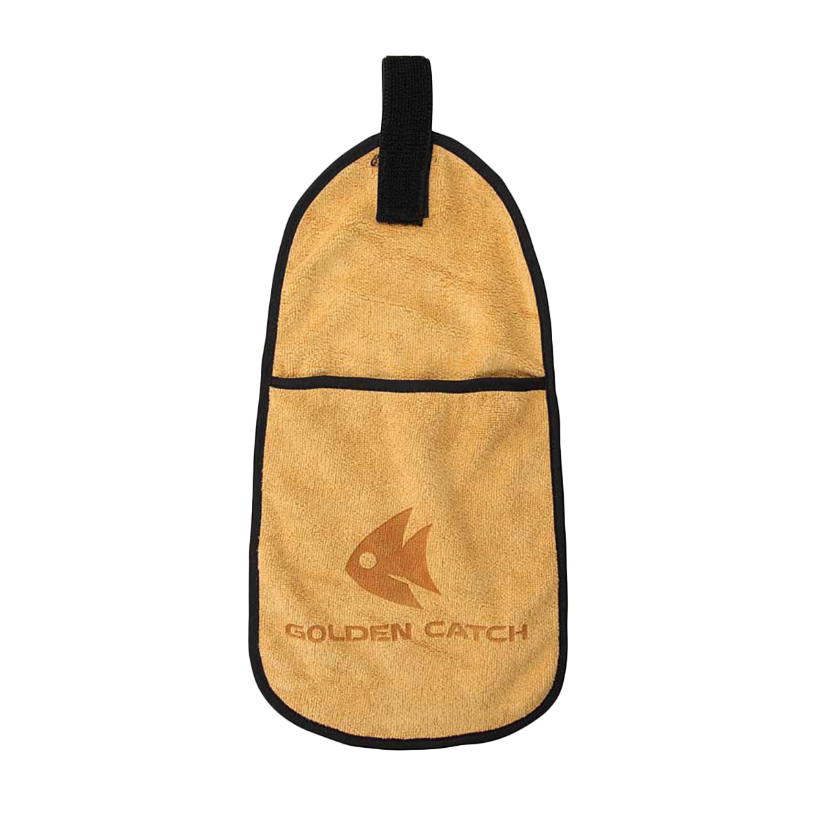 Golden Catch Fishing Towel With Pocket Beige
