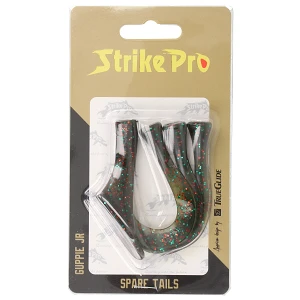 Хвіст силіконовий Strike Pro Guppie Jr 110S MGG (4шт)