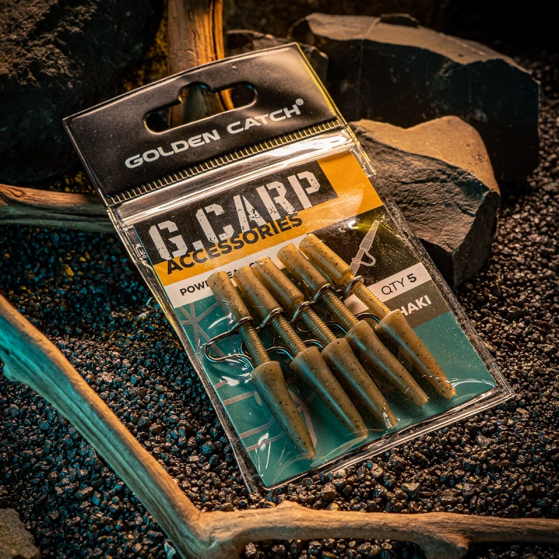 Клипса GC G.Carp Power Lead Clip (5шт) Khaki - Фото №2