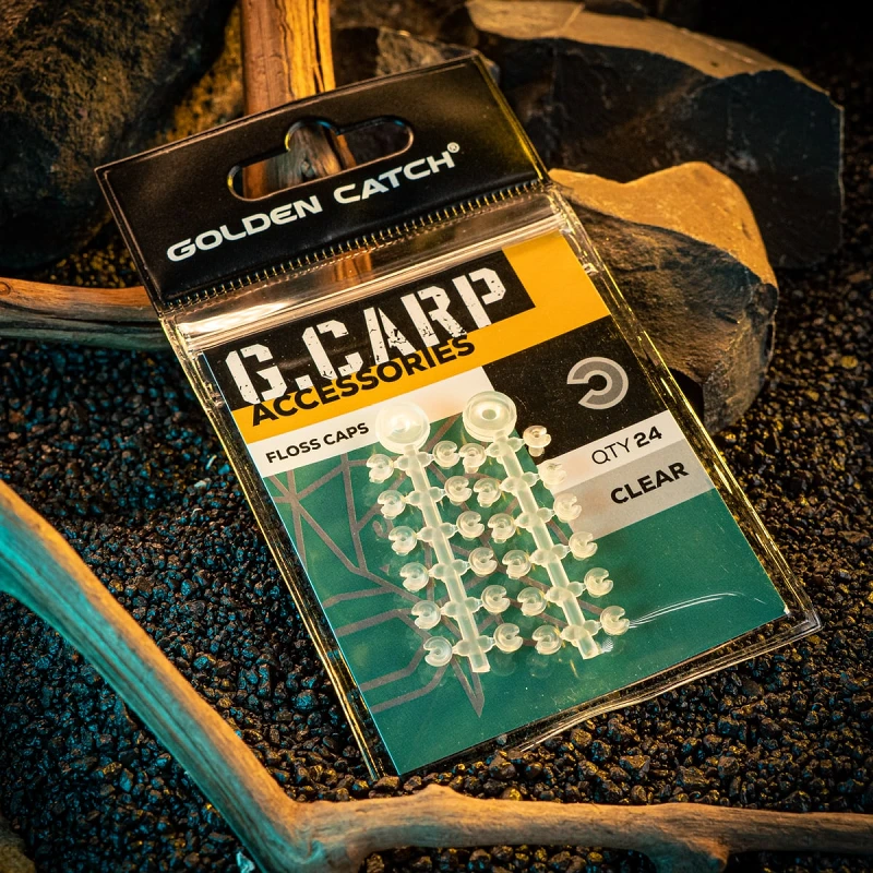 Стопор GC G.Carp Floss Caps (24шт) Clear - Фото №1