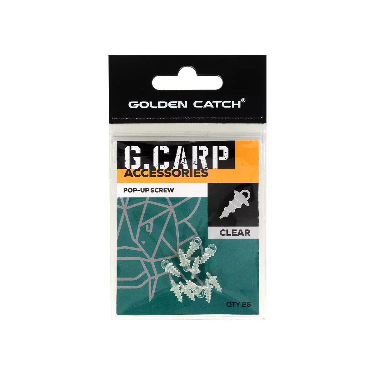Винт для бойлов GC G.Carp Pop-Up Screw (25шт) Clear - Фото №1