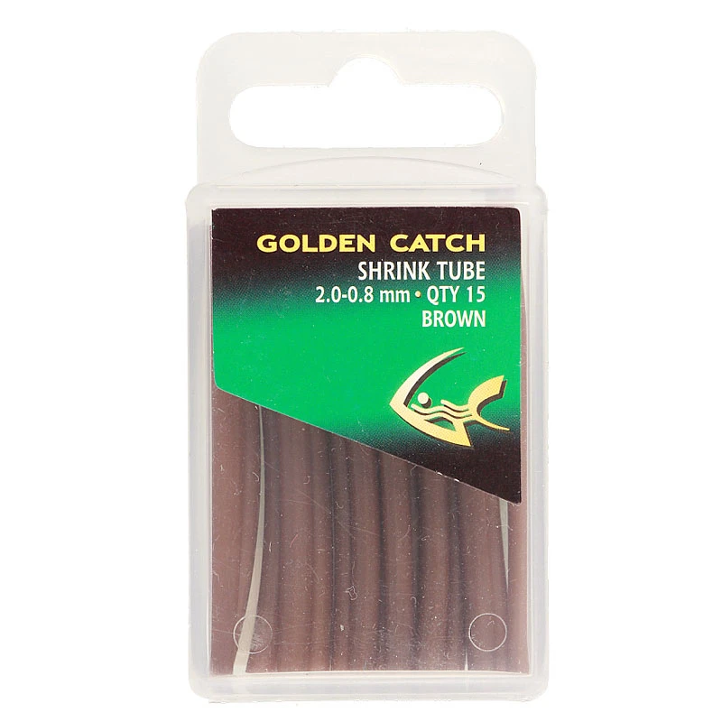 Трубка GC термоусадочная Shrink Tube 2.0-0.8мм Brown (15шт)