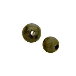 Бусина GC резиновая круглая Soft Beads 6мм Green (25шт)