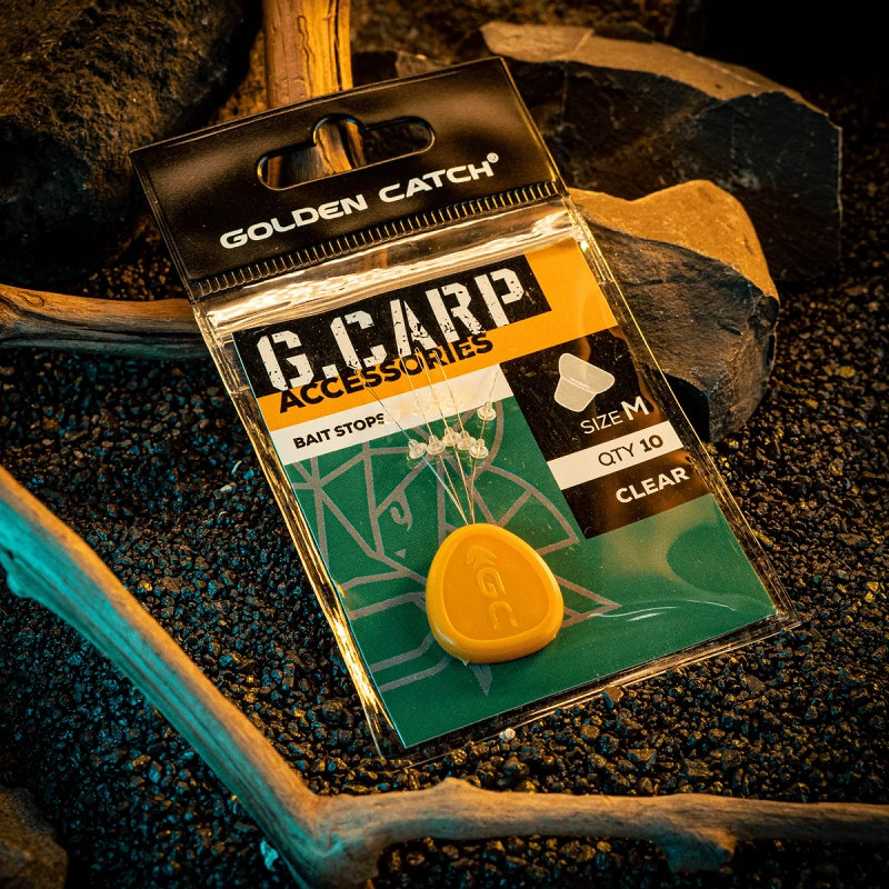 Стопор GC G.Carp Bait Stops М (10шт) Clear - Фото №1