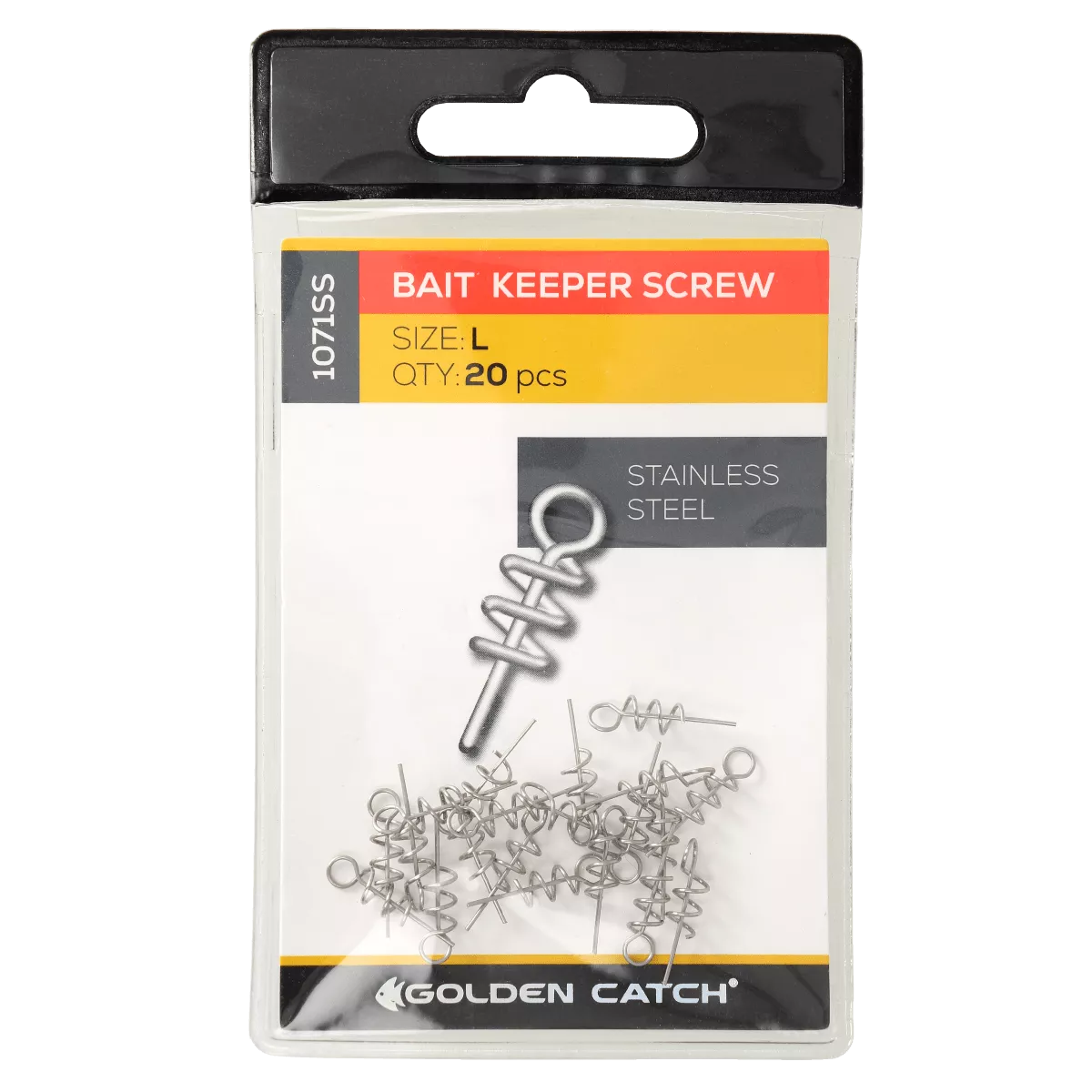 Фіксатор приманки GC Вait Keeper Screw GC-1071SS L (20шт) - Фото №1