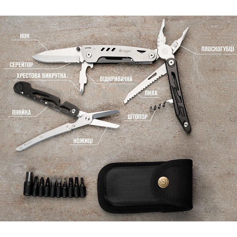 Мультитул Multi Tool Ganzo G304 - Фото №11
