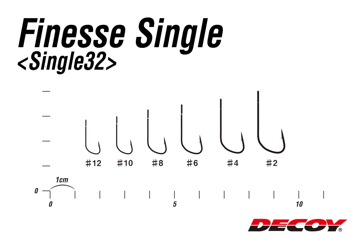 Гачок Decoy Finnesse Single S-32 - Фото №1
