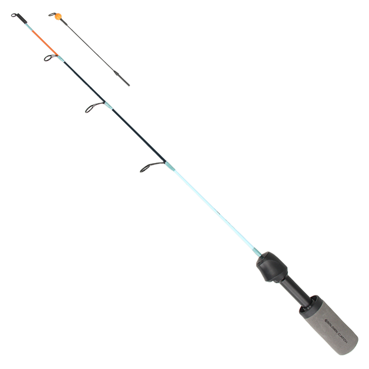 Golden Catch Ice Fishing Rod N-Ice Crystal Carbon 50L+Titan Tip