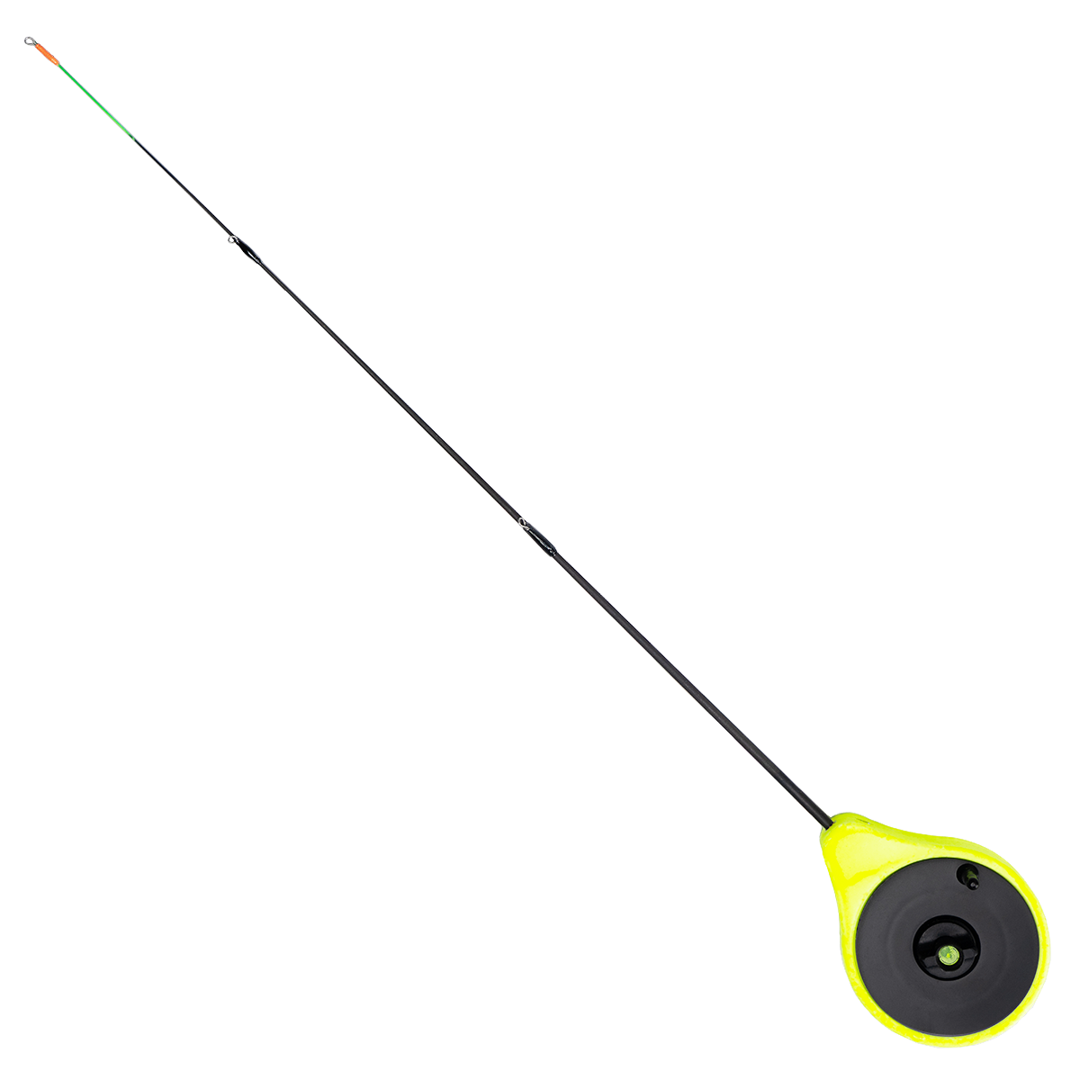 Golden Catch Ice Fishing Rod N-Ice Closed Reel with Guides Yellow
