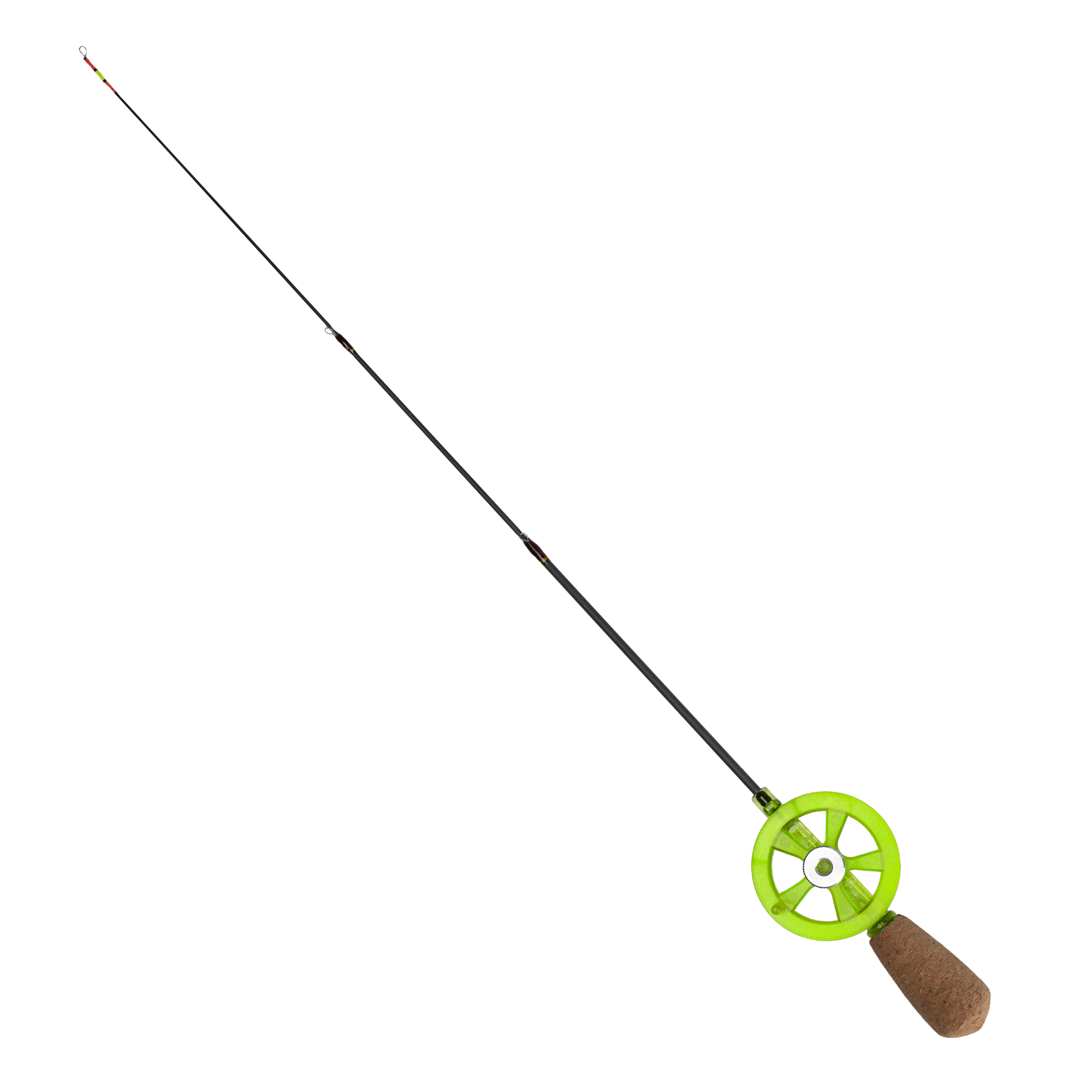 Golden Catch Ice Fishing Rod N-Ice Open Reel Tele Green