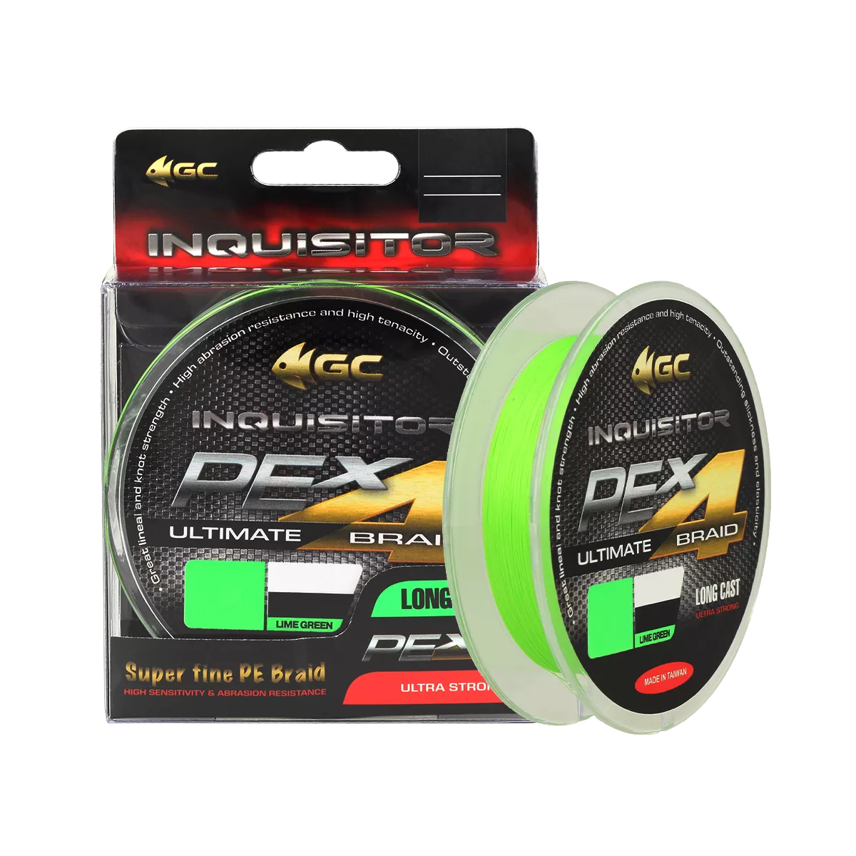 Шнур GC Inquisitor PE X4 150м Lime Green
