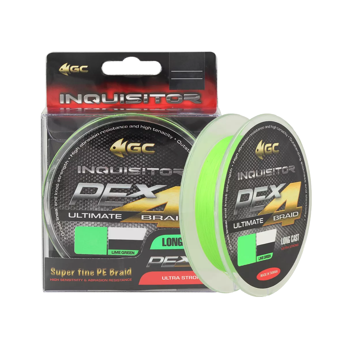 Шнур GC Inquisitor PE X4 150м Lime Green
