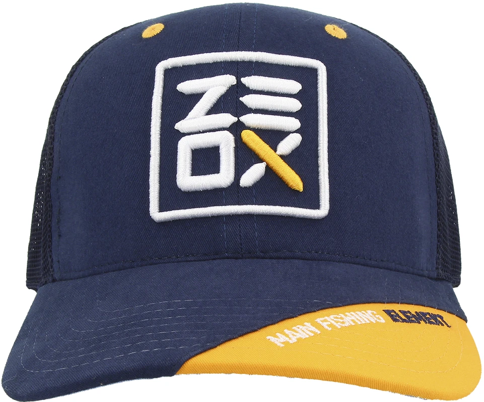 Кепка сеткой ZEOX Trucker синяя - Фото №1