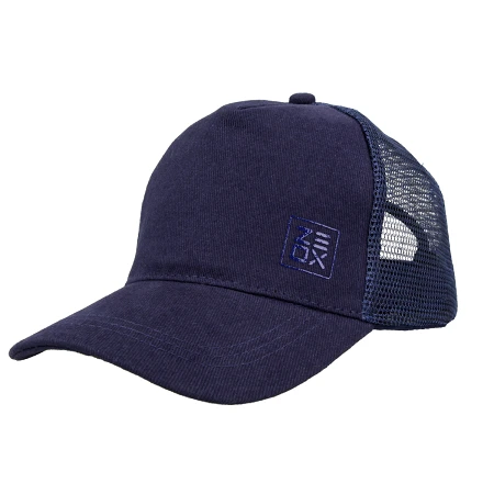 Кепка з сіткою ZEOX Trucker Minimal синя