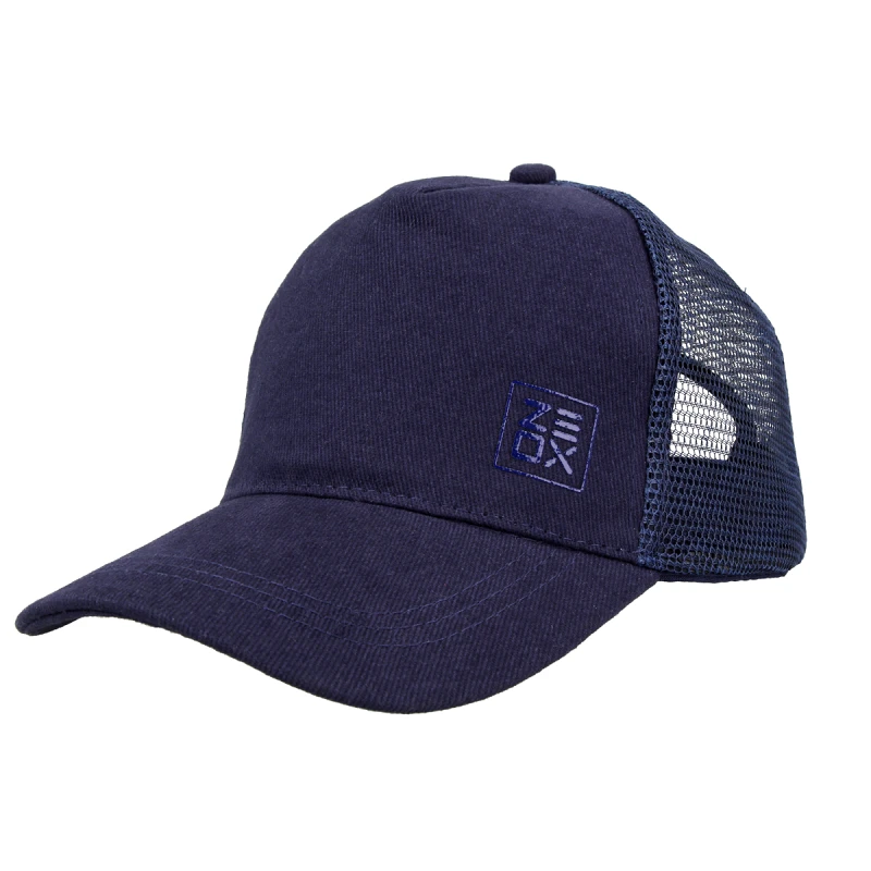 Кепка з сіткою ZEOX Trucker Minimal синя