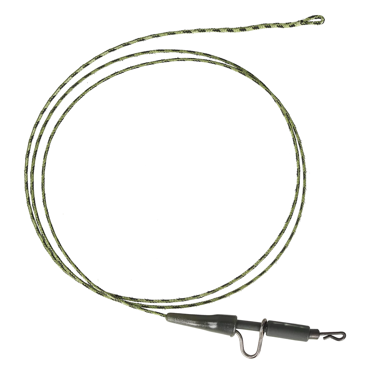 Оснащення коропове GC G.Carp Leadcore Safety Clip Leader 75см 50lb (3шт) Caмo Green