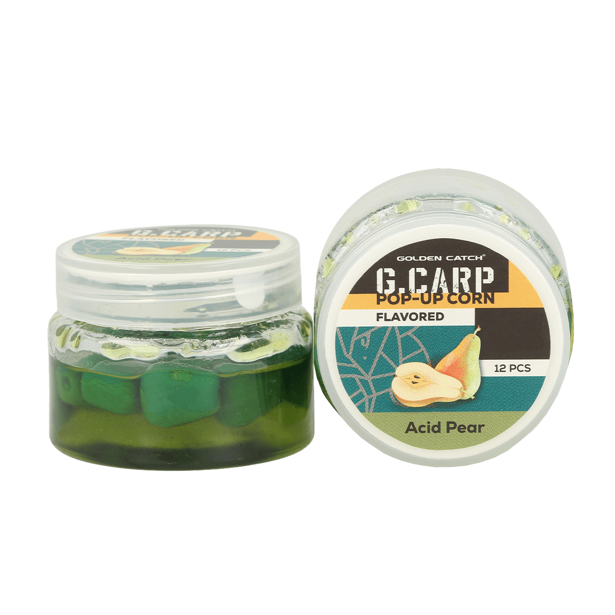 Golden Catch G.Carp Pop-Up Flavored Corn In Dip 10mm(12pcs)Acid Pear