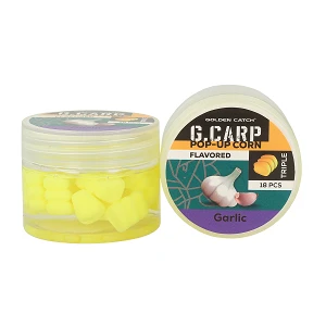 Кукурудза в діпі GC G.Carp Pop-Up Triple Flavored (18шт)Garlic