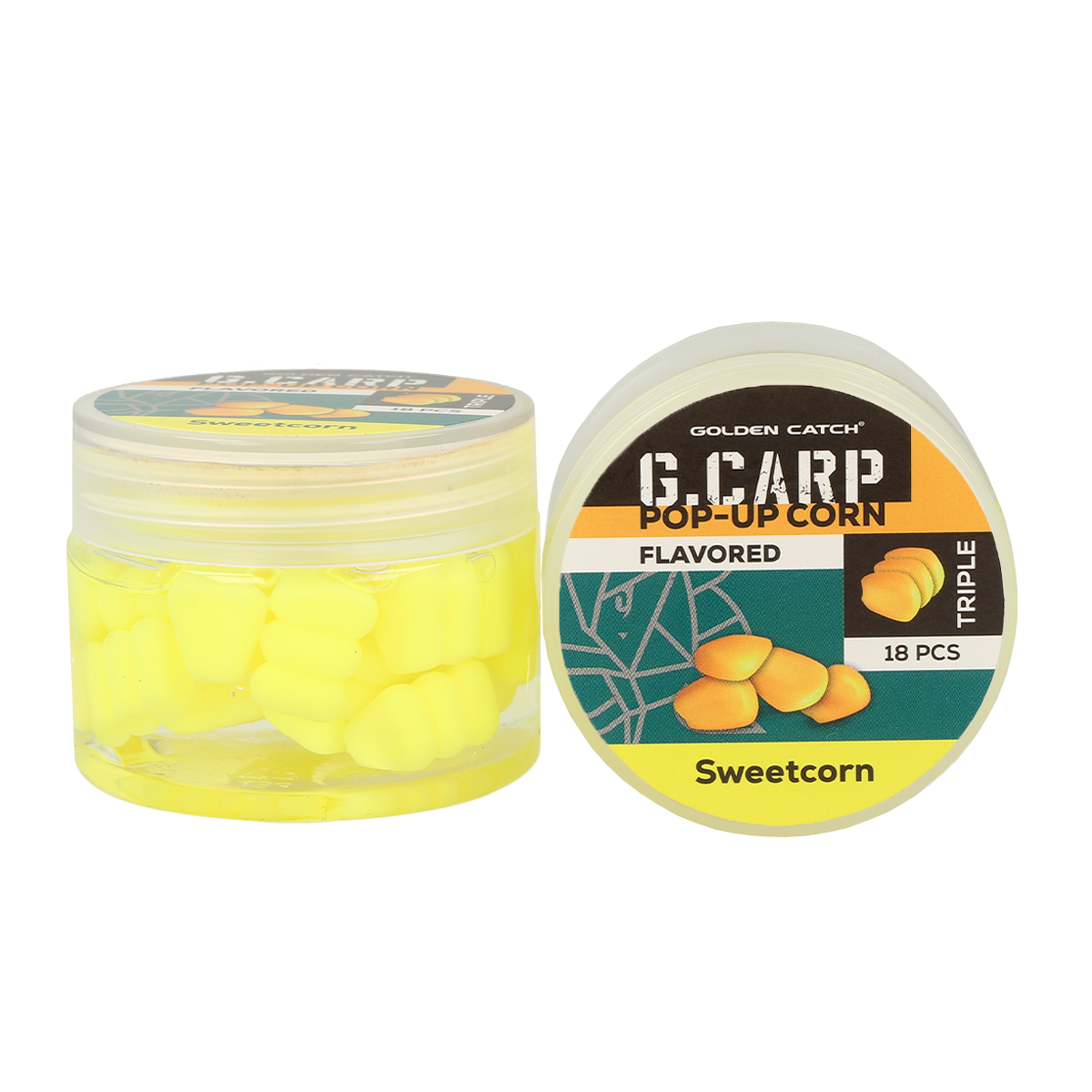 Golden Catch G.Carp Pop-Up Flavored Triple Corn In Dip(18pcs)Sweetcorn