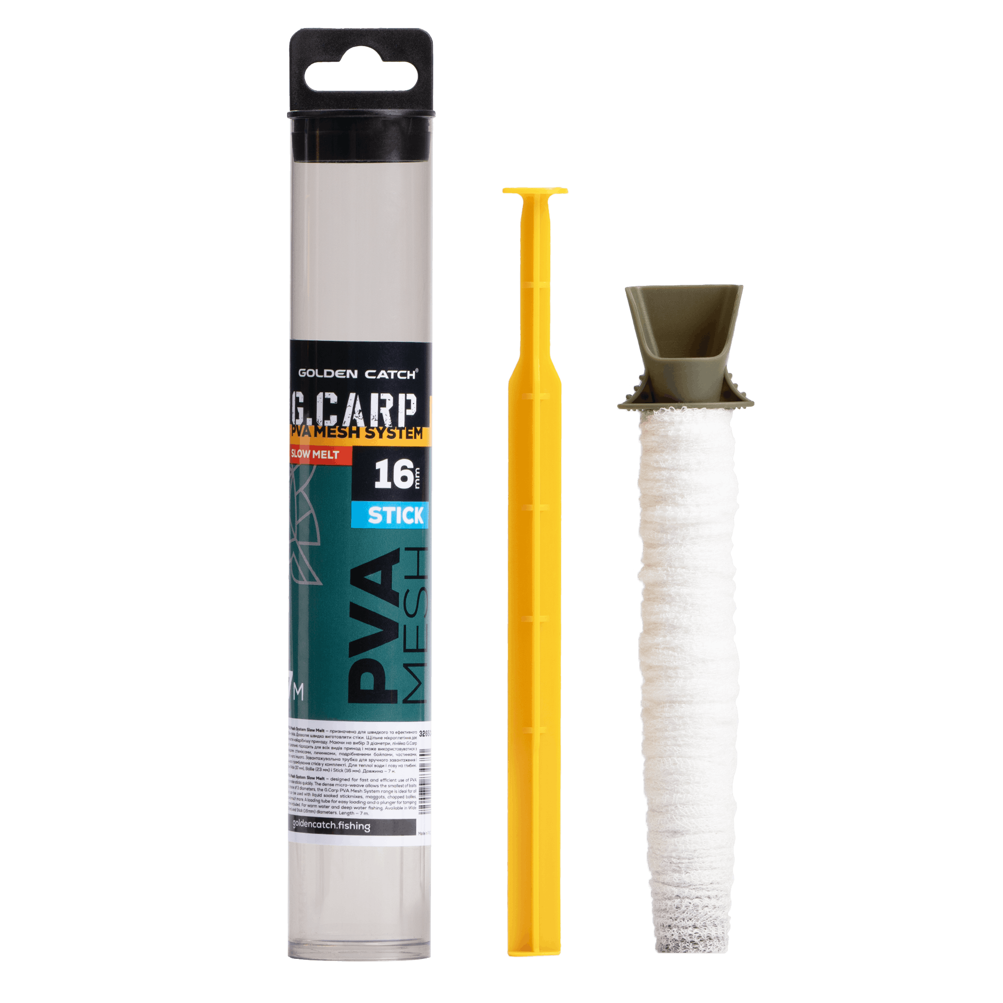 Golden Catch G.Carp PVA Mesh System Stick Slow Melt 7m Ø16mm