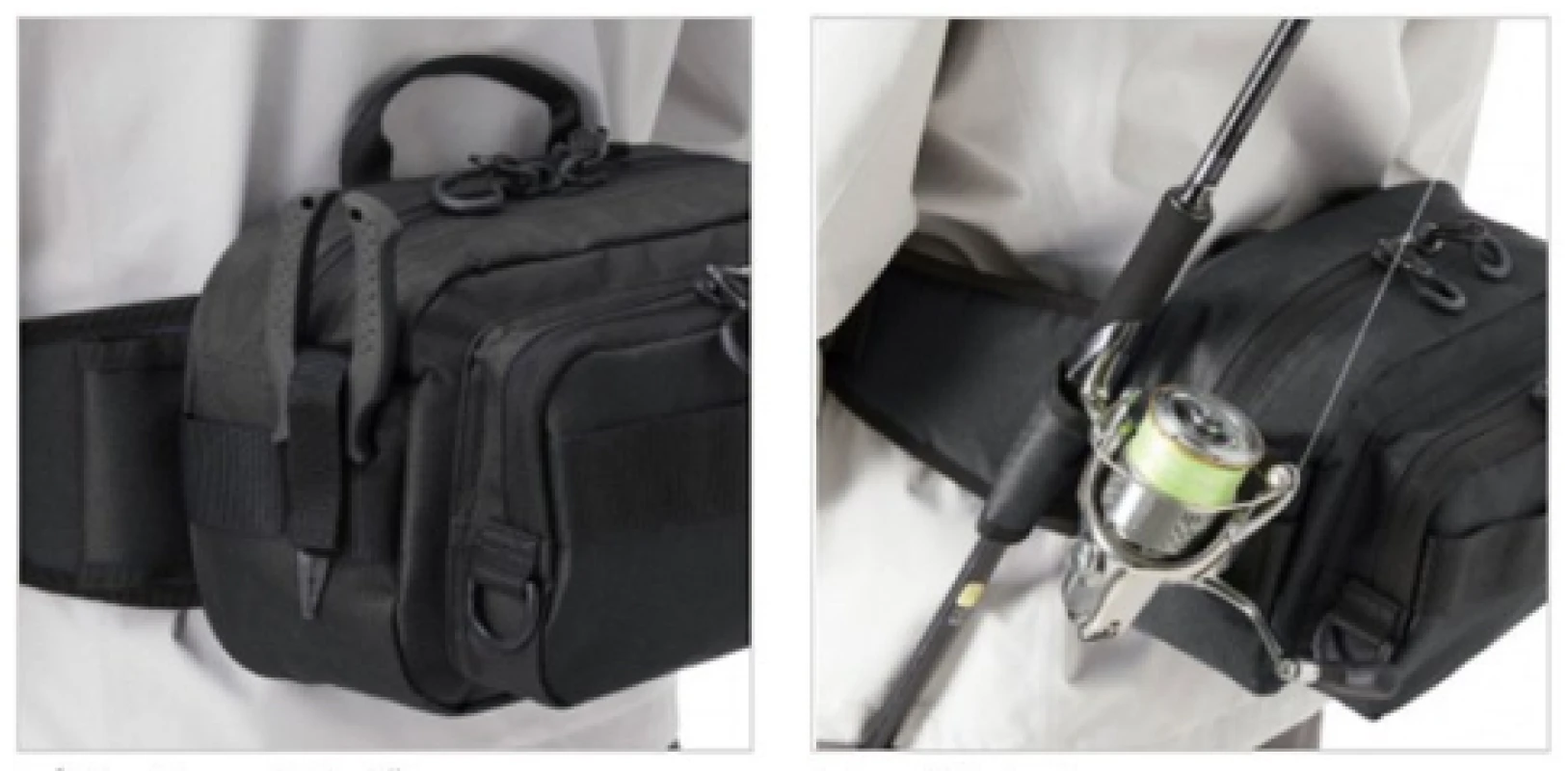 Сумка Shimano Hip Bag BW-021T Black - Фото №2