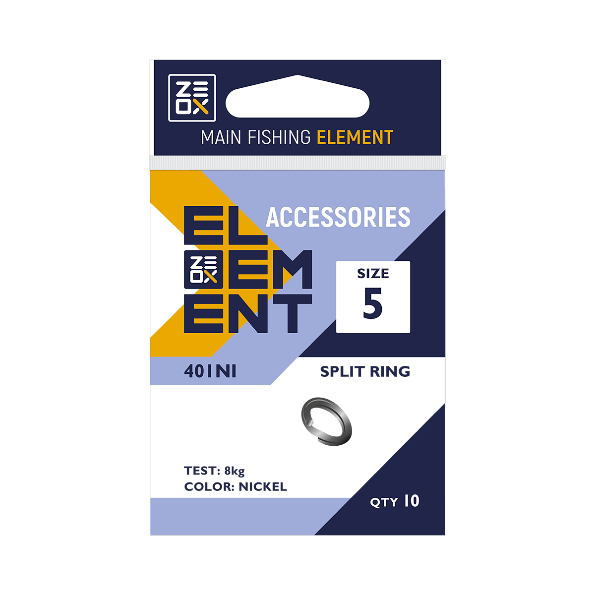 ZEAL バシャーン 1/2オンス 8色セット Заводне кільце ZEOX Split Ring 401NI: купити в Golden Catch