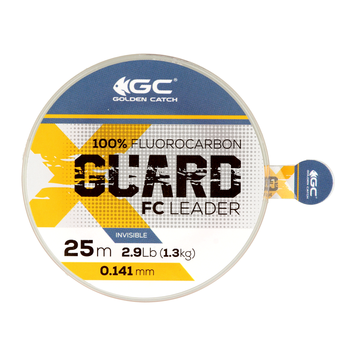 Golden Catch X-Guard Fluorocarbon Leader 25m 0.141mm