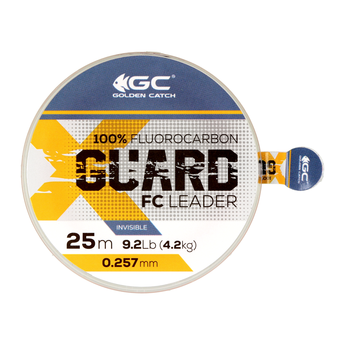 Golden Catch X-Guard Fluorocarbon Leader 25m 0.257mm