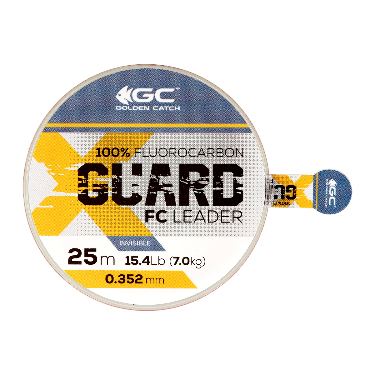 Golden Catch X-Guard Fluorocarbon Leader 25m 0.352mm