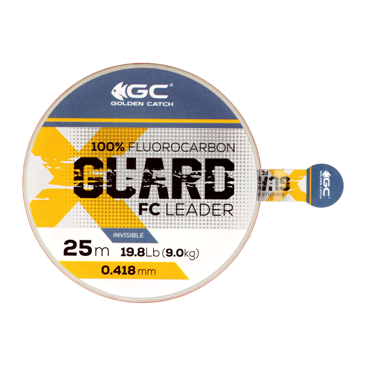 Golden Catch X-Guard Fluorocarbon Leader 25m 0.418mm