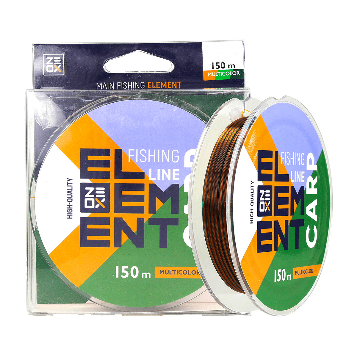 ZEOX Nylon Line Element Carp 150m Multicolor 0.256mm