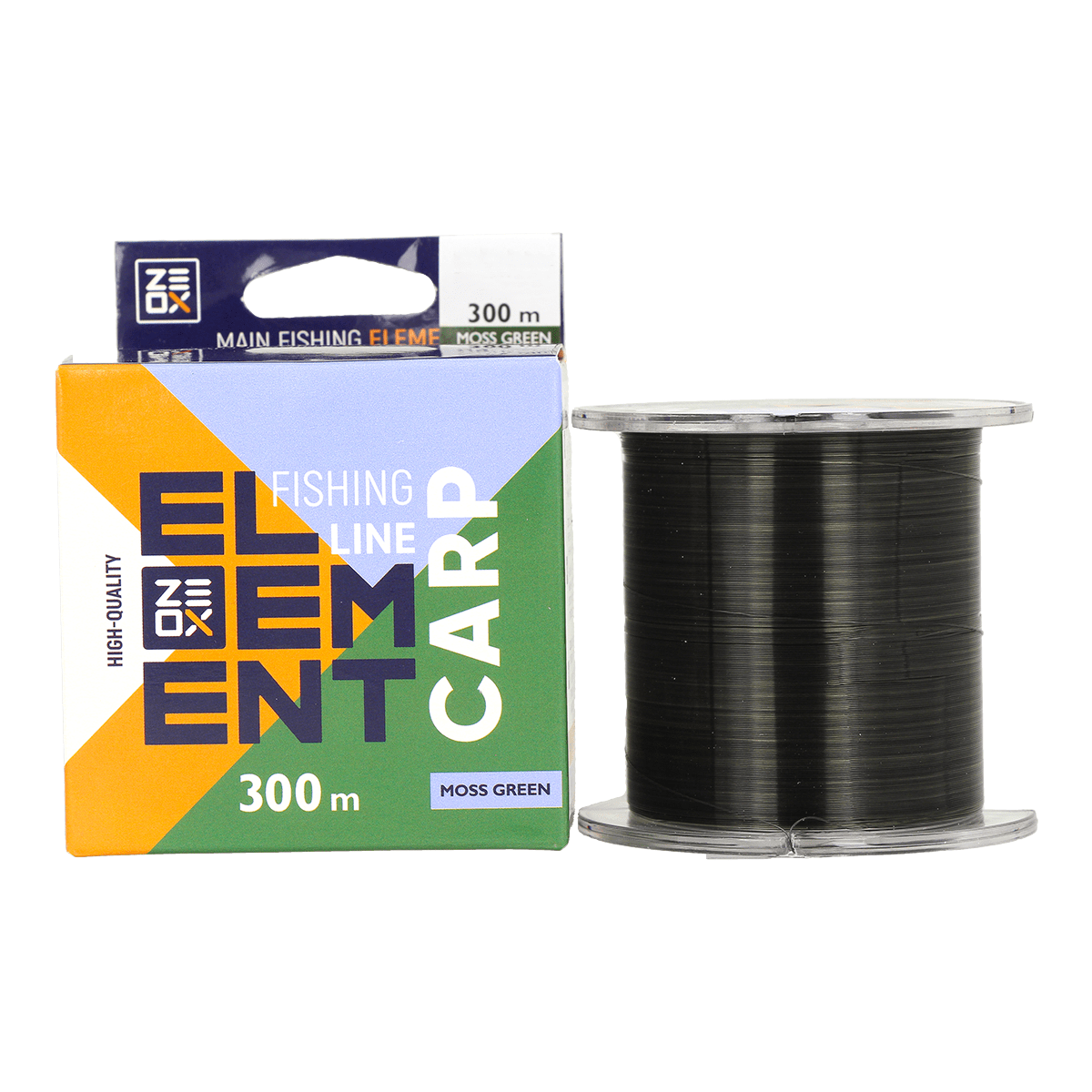 ZEOX Nylon Line Element Carp 300m Moss Green 0.309mm
