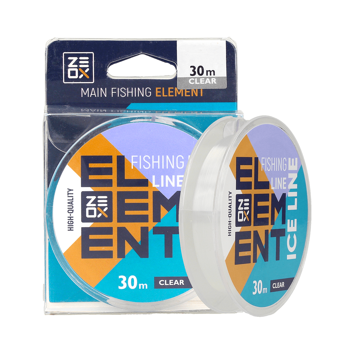 ZEOX Nylon Line Element Ice 30m Clear 0.205mm