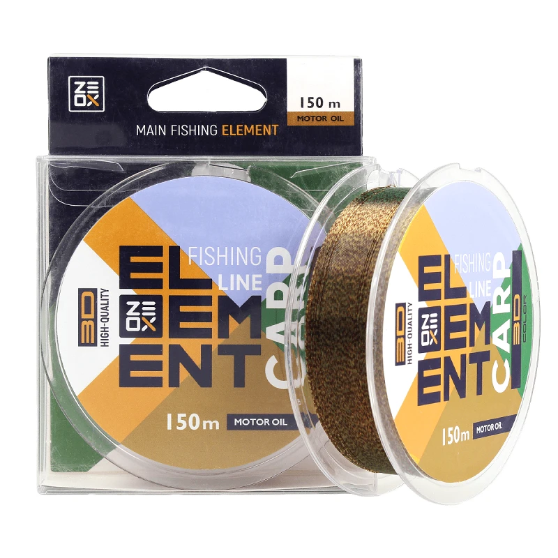 Леска ZEOX 3D Element Carp 150м Motor Oil 0.285мм