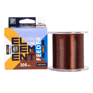 Леска ZEOX 3D Element Feeder 300м Amber Brown 0.309мм