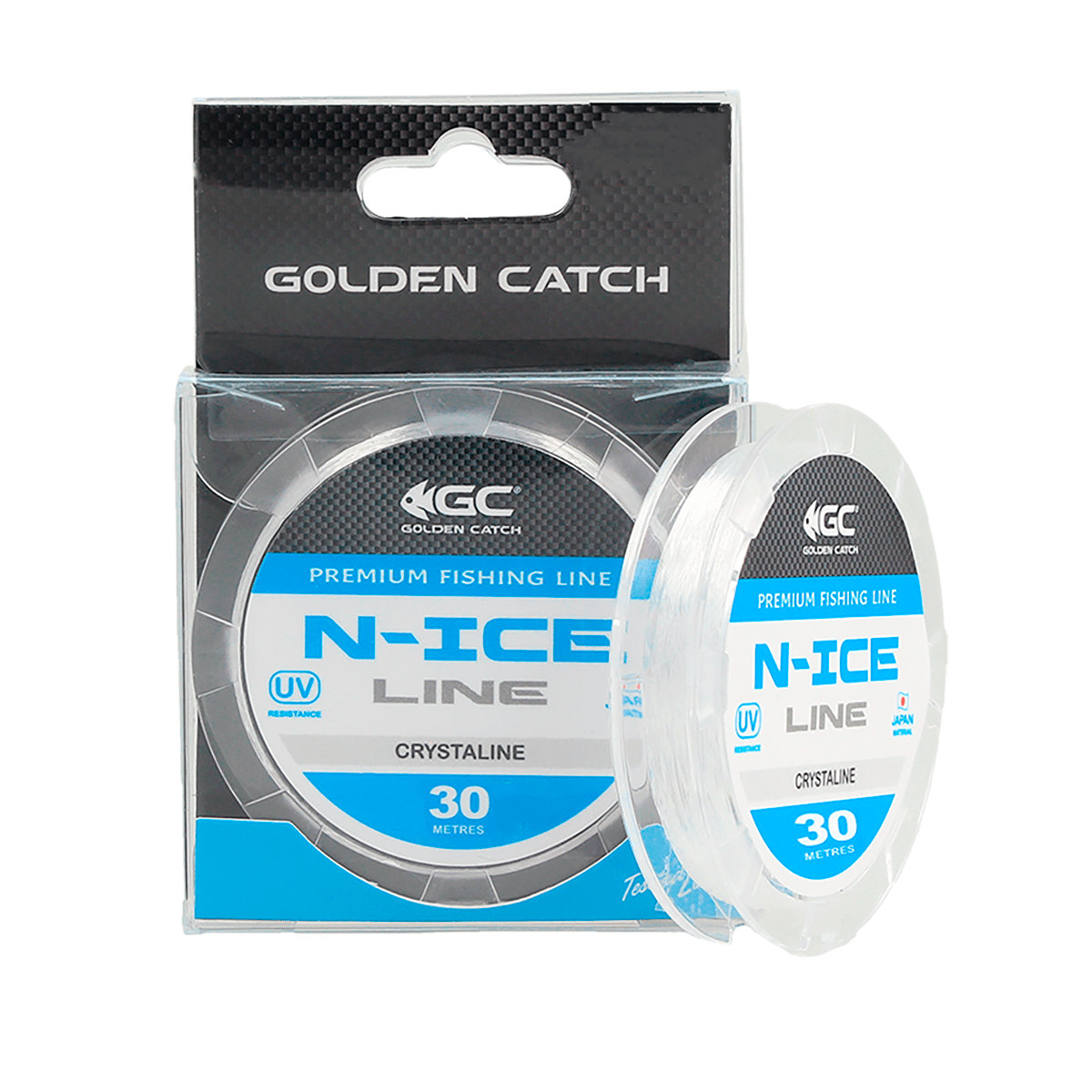 Golden Catch Nylon Line N-Ice 30m Crystaline 0.128mm
